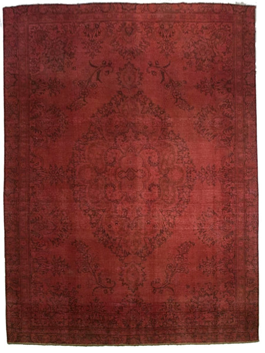 Red Overdyed Rug <br> 8' 4