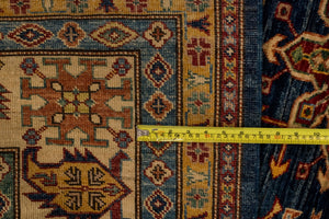 Kazak Tribal Oriental Rug <br> 8' 2" x 9' 8"