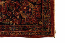 Antique Persian Sarouk Rug <br> 7' 9" x 9'