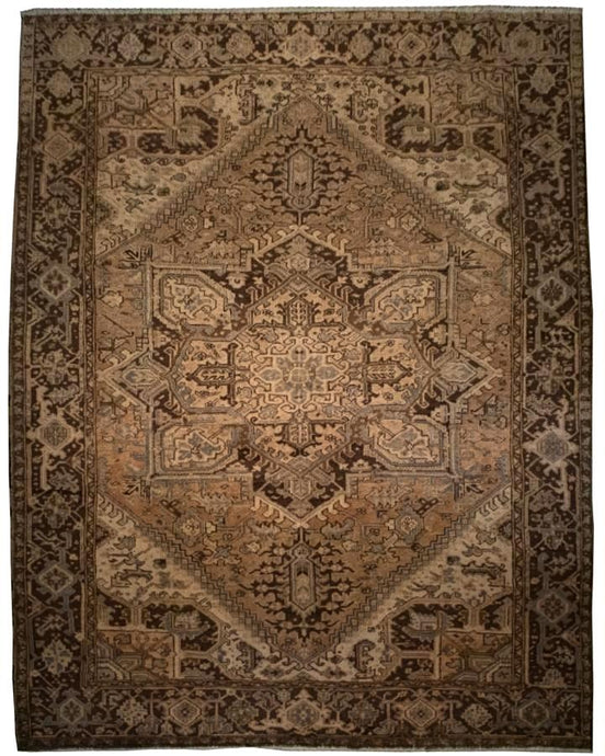 Antique Persian Heriz Rug <br> 7' 11