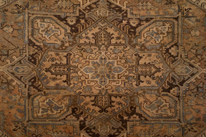 Antique Persian Heriz Rug <br> 7' 11" x 10' 8'