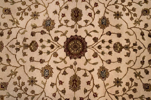 Silk Indian Agra Rug <br> 8' x 10'
