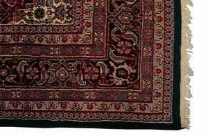 Indian Mahi Tabriz Oriental Carpet - Corner 