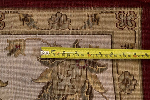 8' x 10' Silk Indian Agra Area Rug - Weaving 