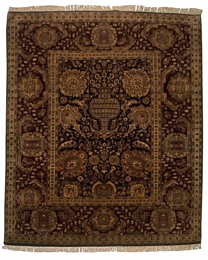 8' x10' Indian Agra Carpet 