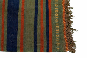 Hand Wooven Persian Flat Weave Kilim - Los Altos Rug Gallery - 8134 - Corner